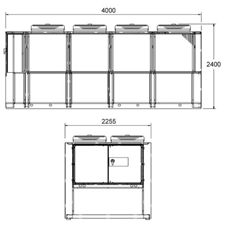 ICE 460 A, chladiaci výkon 457,9 kW