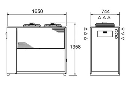 ICE 046 A, chladiaci výkon 45,2 kW