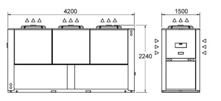 ICE 310 A, chladiaci výkon 309 kW